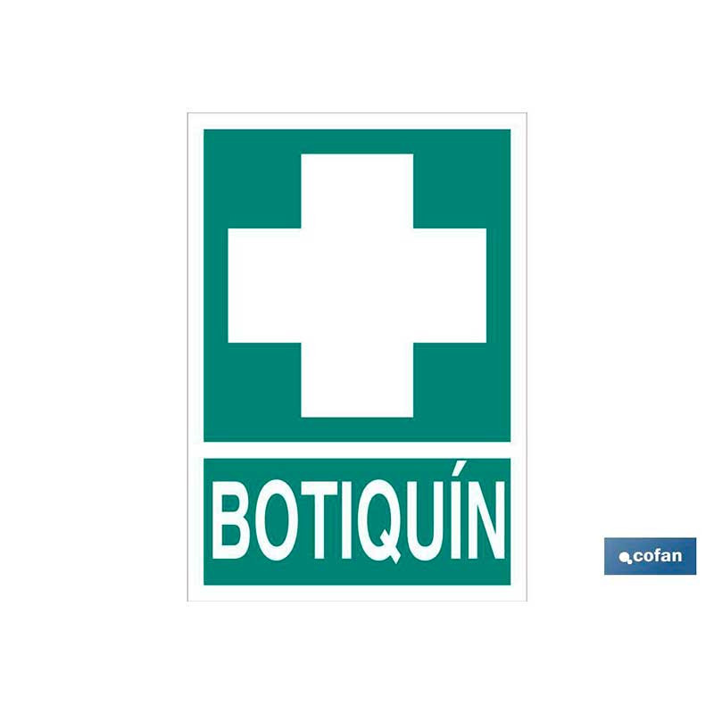 comprar Señal informativa luminescente "Botiquín" de Cofan online - Cofan