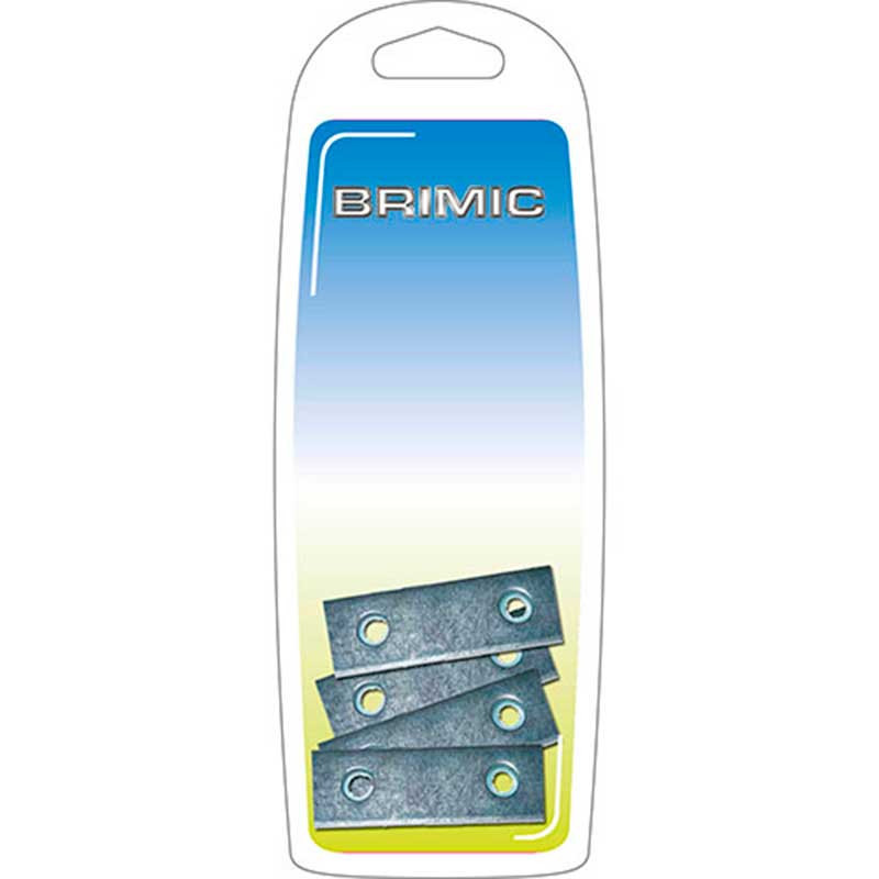 comprar Placa Cartela 40x15mm Zincado Brimic online - Brimic