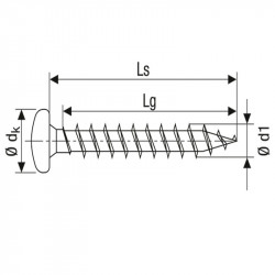 comprar Tornillo cabeza redonda wirox 3x10mm 100 uds SPAX online - Spax