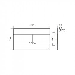 comprar Placa pulsadora Slim Cromo Brillo OLI online -