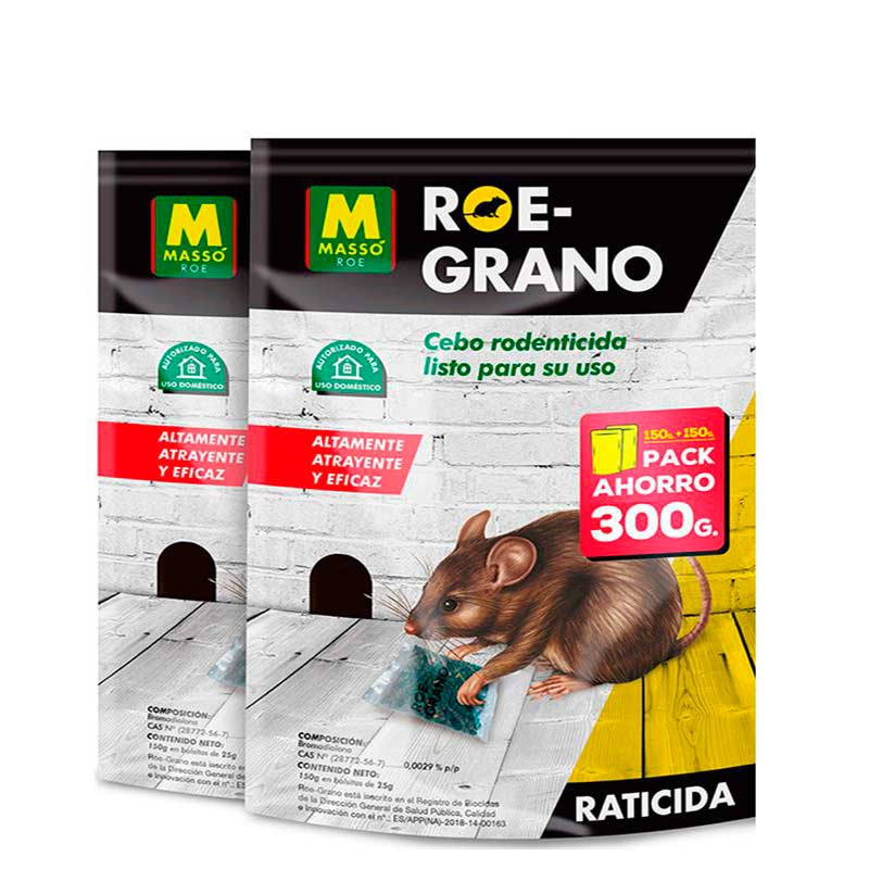 comprar Raticida Roe-Grano 150G online - Masso