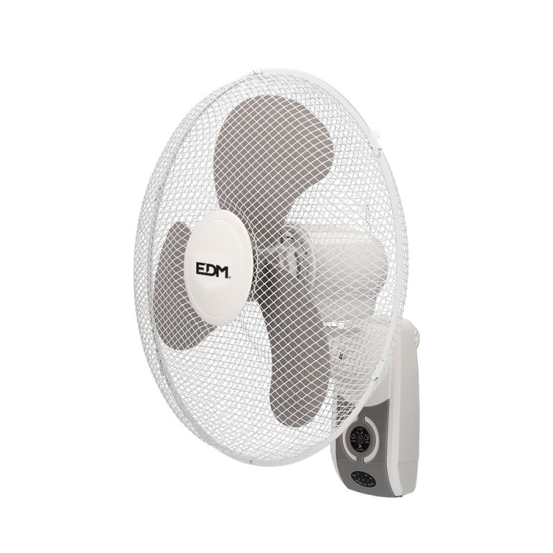 comprar Ventilador de pared. blanco. potencia: 45w aspas: ø40cm con mando a distancia. ø43cm edm online - EDM