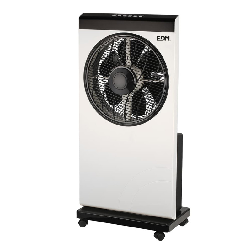 comprar Ventilador nebulizador con mando a distancia blanco/negro potencia: 80w aspas: ø30cm 39x24x84cm 39xedm online - EDM