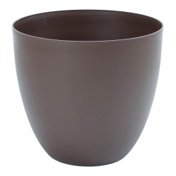 comprar Maceta de inyeccion modelo cuenco ø22cm color bronce online - PLASTIKEN