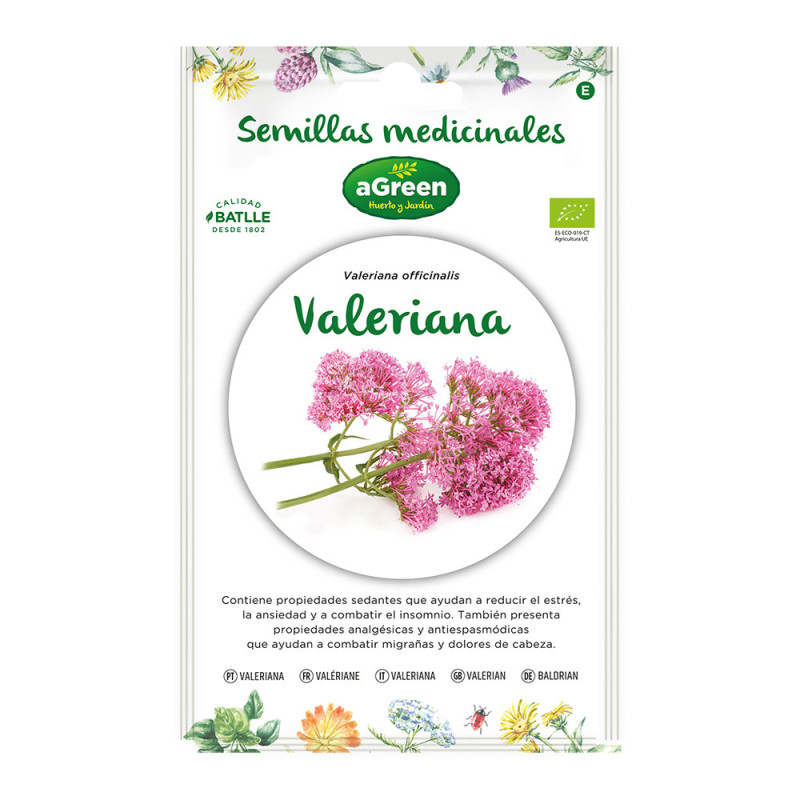 comprar Sobre semillas valeriana "medicinal" eco 857014bolsh agreen online - AGREEN