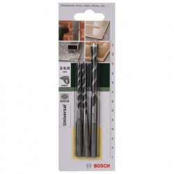 Set 3 Brocas Multiuso SDS-Quick Bosch